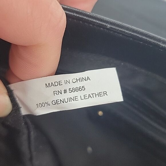 Halogen Leather Saddlebag Women's Handbag - Picture 11 of 16